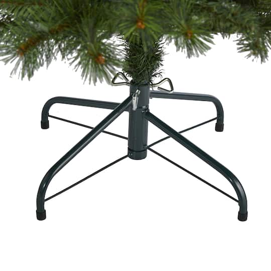 6ft. Pre-Lit West Virginia Mountain Pine Artificial Christmas Tree, Clear LED Lights
